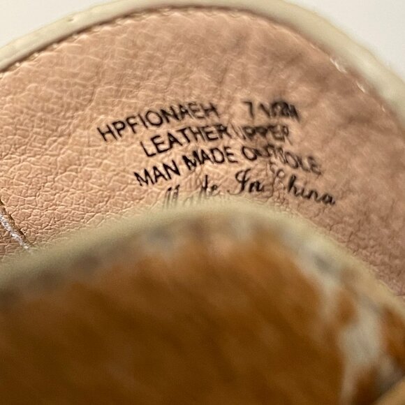 Donald J. Pliner | Fiona Printed Calf Hair Leather Buckled Mule - Picture 6 of 7